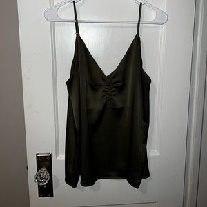 Express Olive Green Tank Sz L